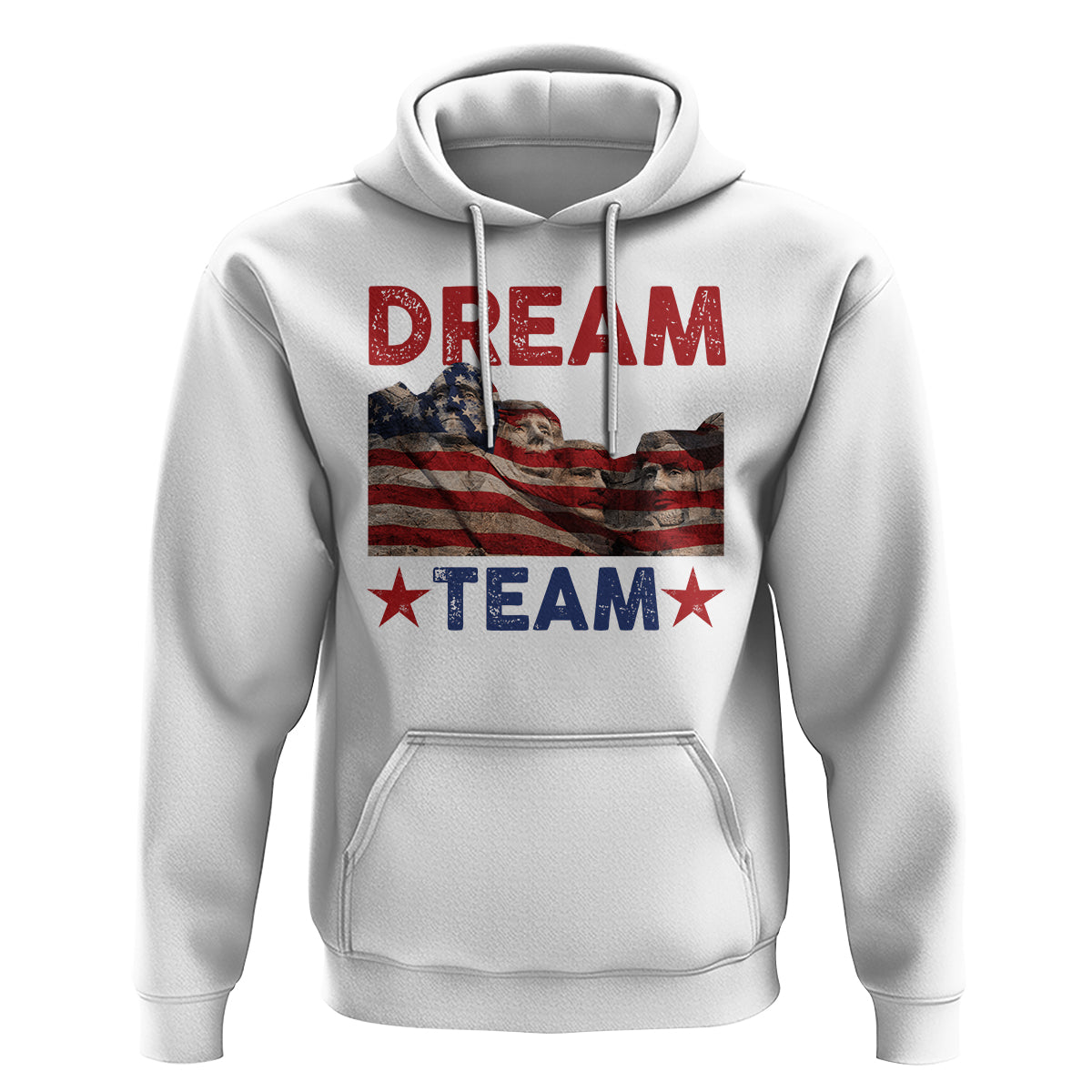 4th Of July Hoodie Dream Team Presidents Mount Rushmore - Wonder Print Shop