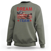 4th Of July Sweatshirt Dream Team Presidents Mount Rushmore - Wonder Print Shop