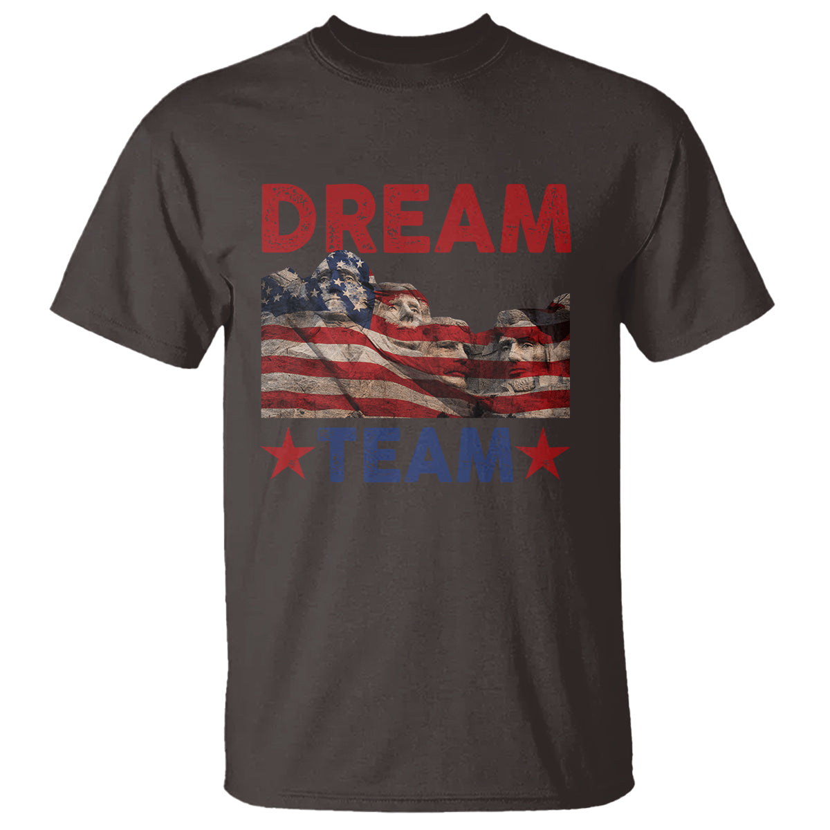 4th Of July T Shirt Dream Team Presidents Mount Rushmore - Wonder Print Shop