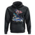 Funny 4th Of July Hoodie George Washington Riding Shark Patriotic Independence Day - Wonder Print Shop
