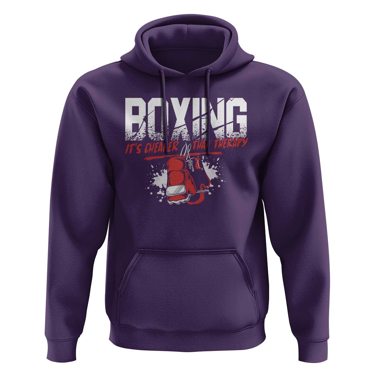Boxing Cheaper Than Therapy Hoodie - Wonder Print Shop