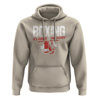 Boxing Cheaper Than Therapy Hoodie - Wonder Print Shop