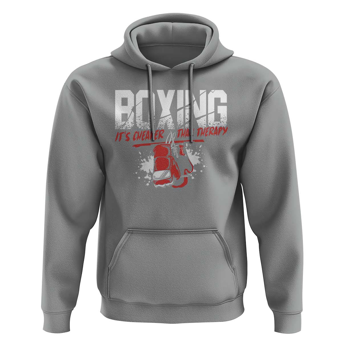 Boxing Cheaper Than Therapy Hoodie - Wonder Print Shop