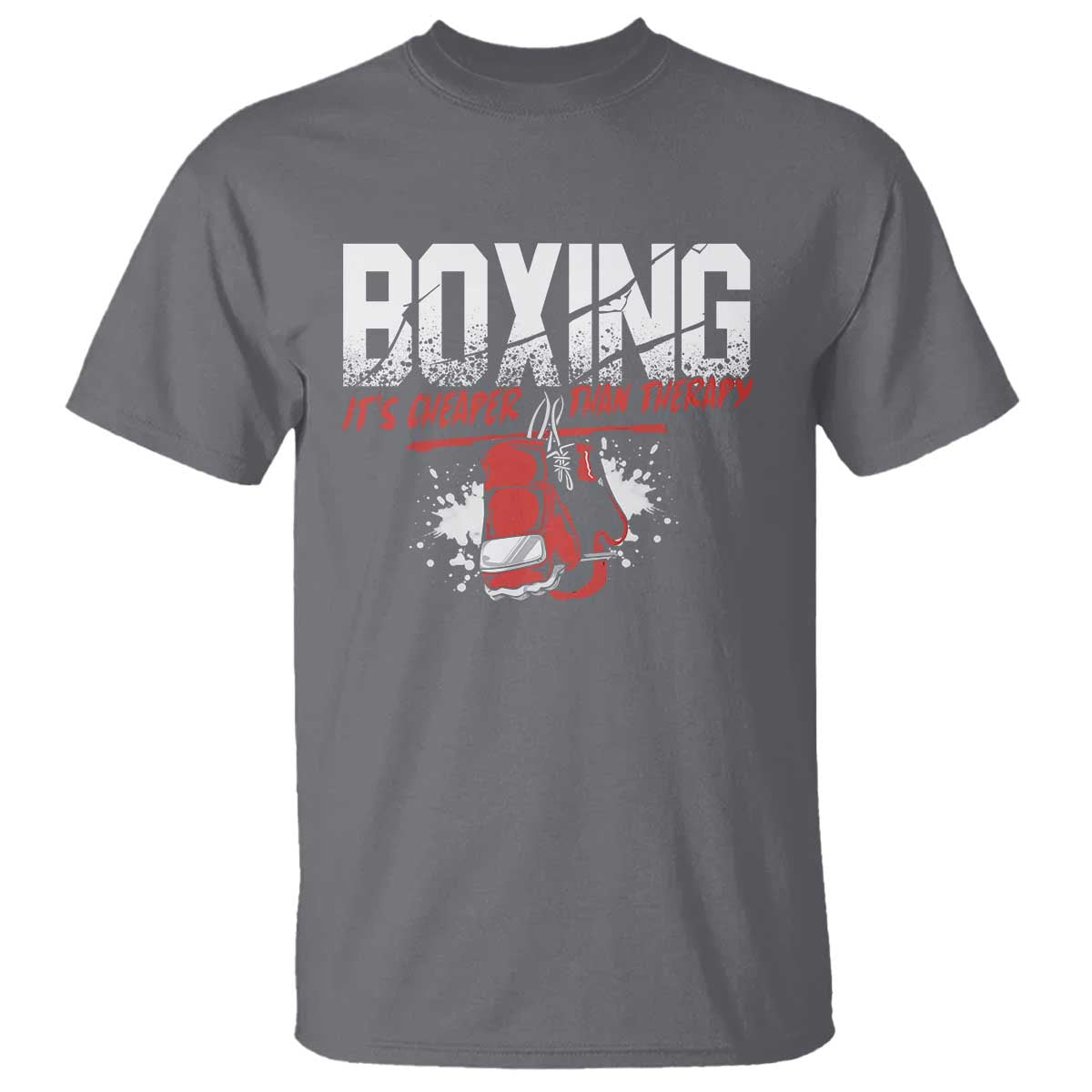 Boxing Cheaper Than Therapy T Shirt - Wonder Print Shop