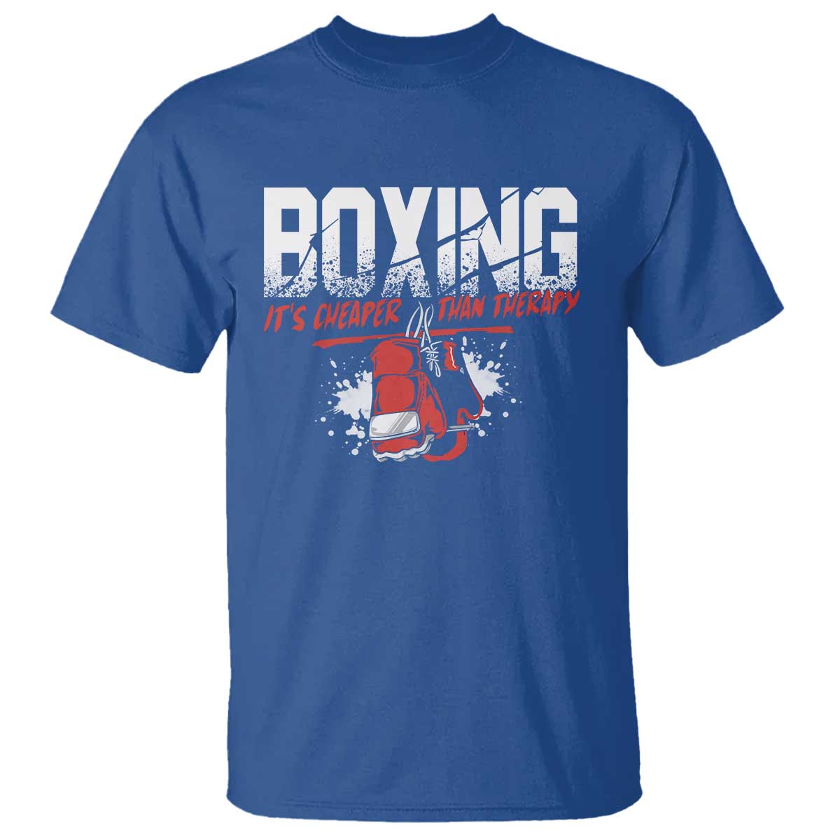 Boxing Cheaper Than Therapy T Shirt - Wonder Print Shop