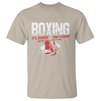 Boxing Cheaper Than Therapy T Shirt - Wonder Print Shop
