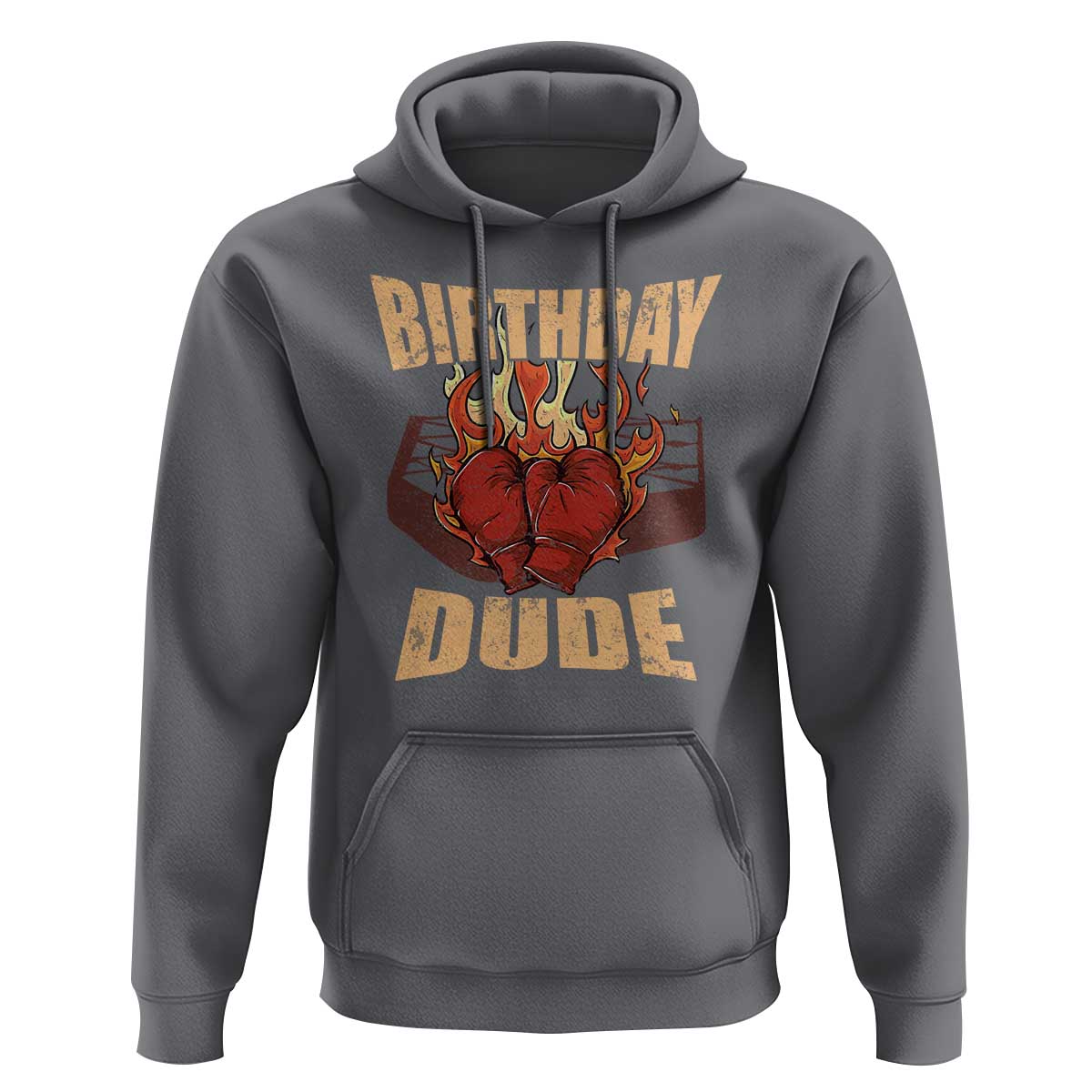 Birthday Dude Boxing Player Hoodie - Wonder Print Shop