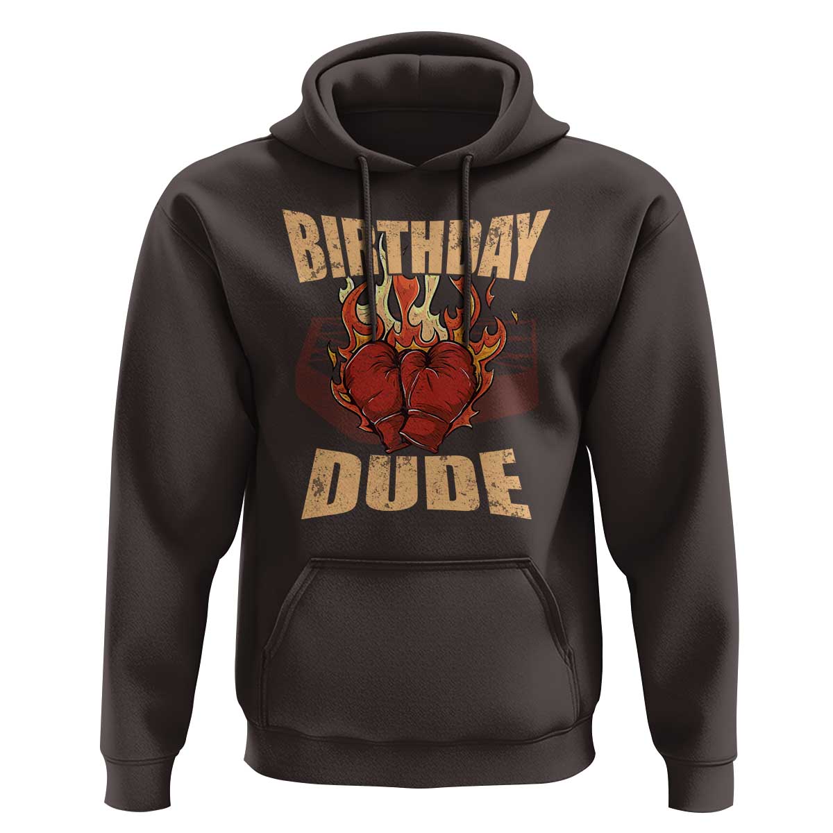 Birthday Dude Boxing Player Hoodie - Wonder Print Shop