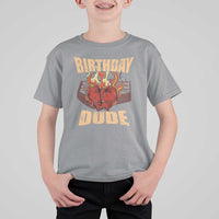 Birthday Dude Boxing Player T Shirt For Kid - Wonder Print Shop