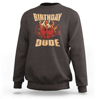 Birthday Dude Boxing Player Sweatshirt - Wonder Print Shop