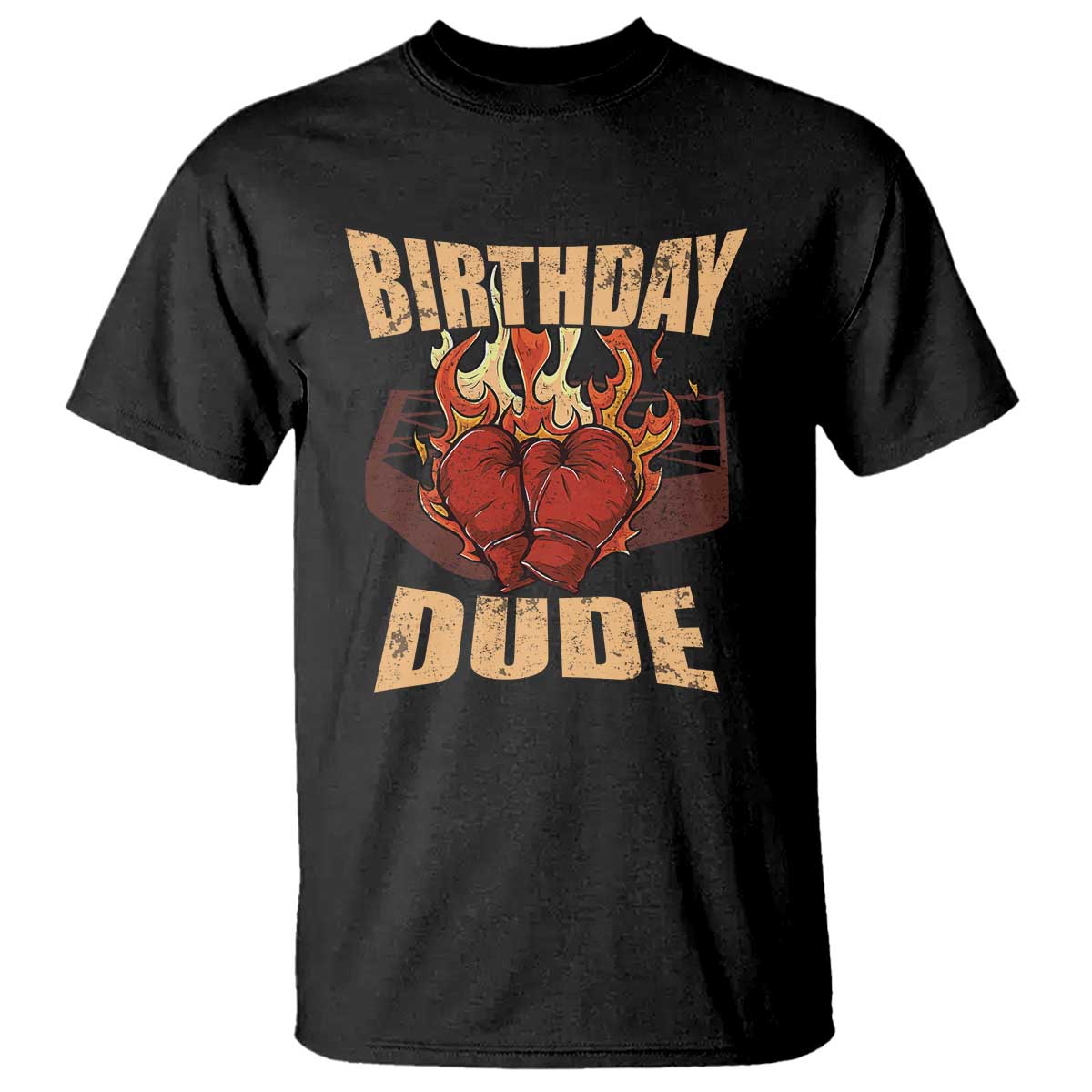 Birthday Dude Boxing Player T Shirt - Wonder Print Shop
