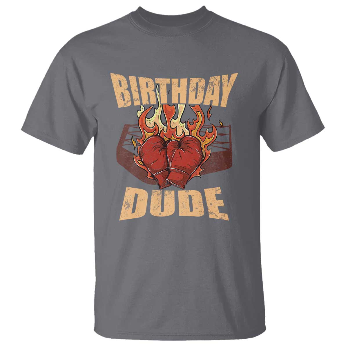 Birthday Dude Boxing Player T Shirt - Wonder Print Shop