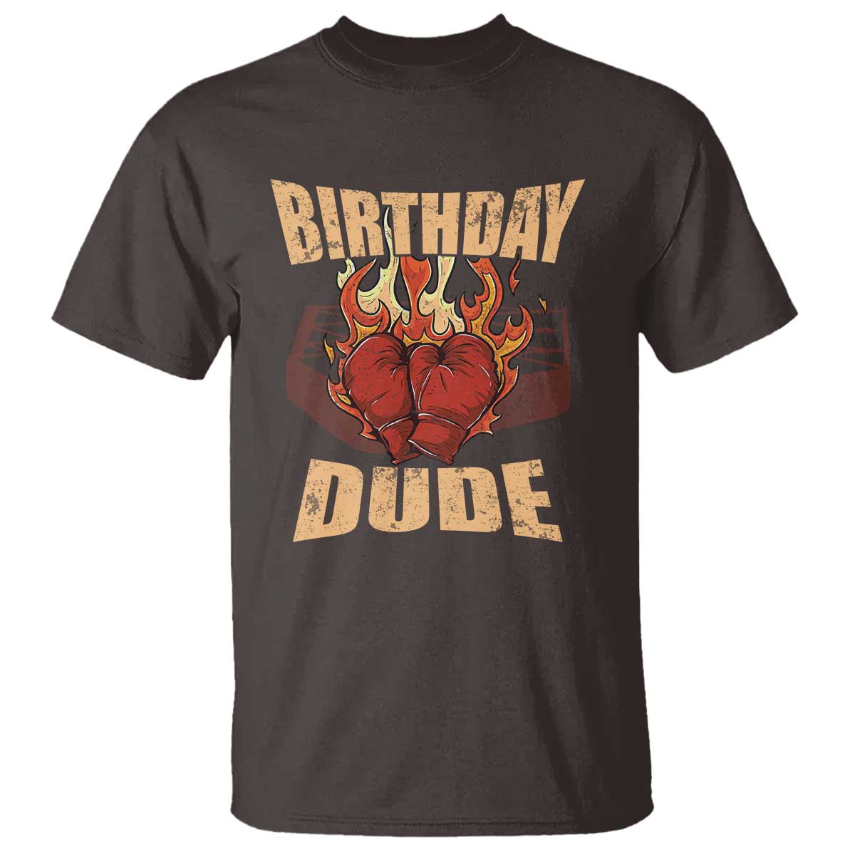 Birthday Dude Boxing Player T Shirt - Wonder Print Shop
