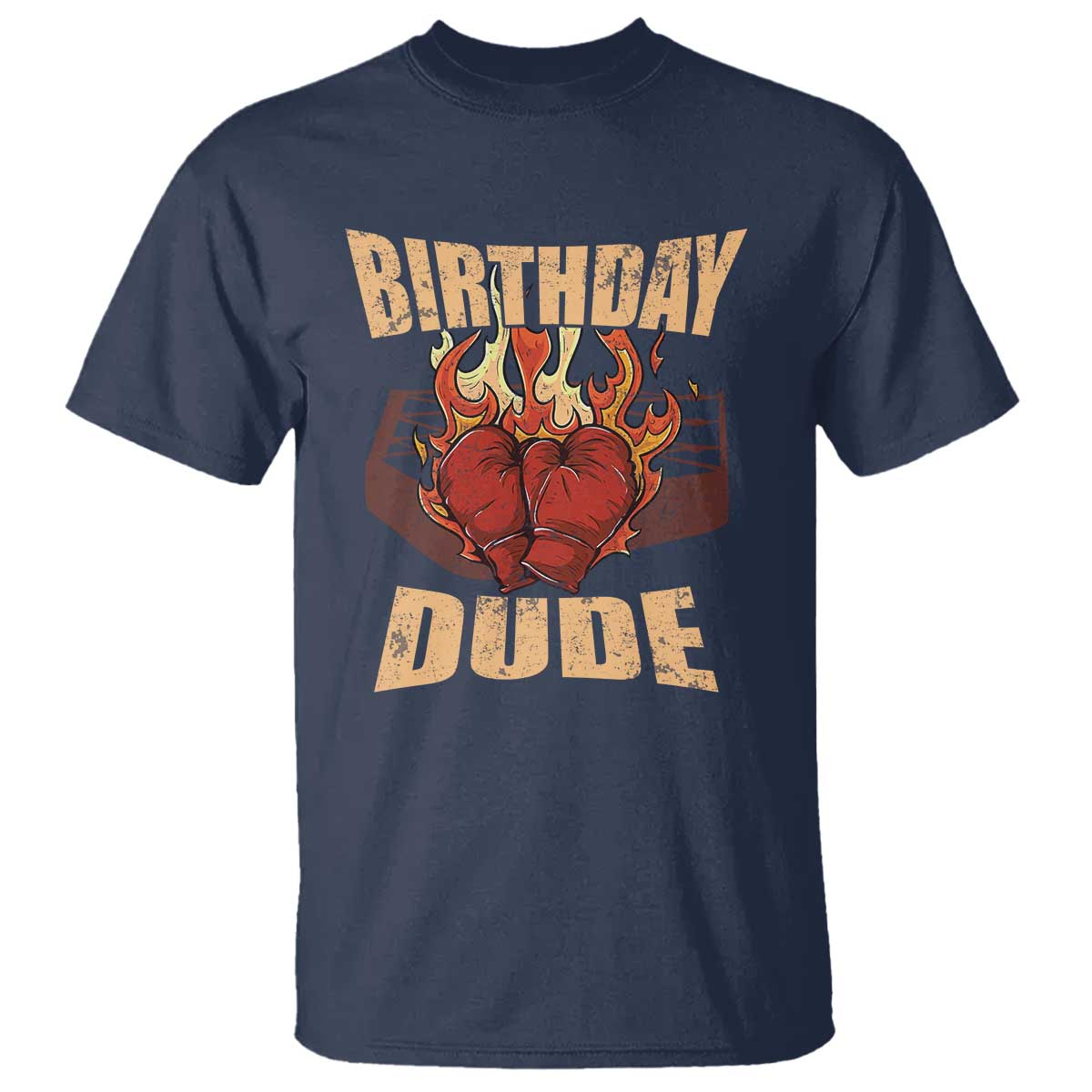 Birthday Dude Boxing Player T Shirt - Wonder Print Shop