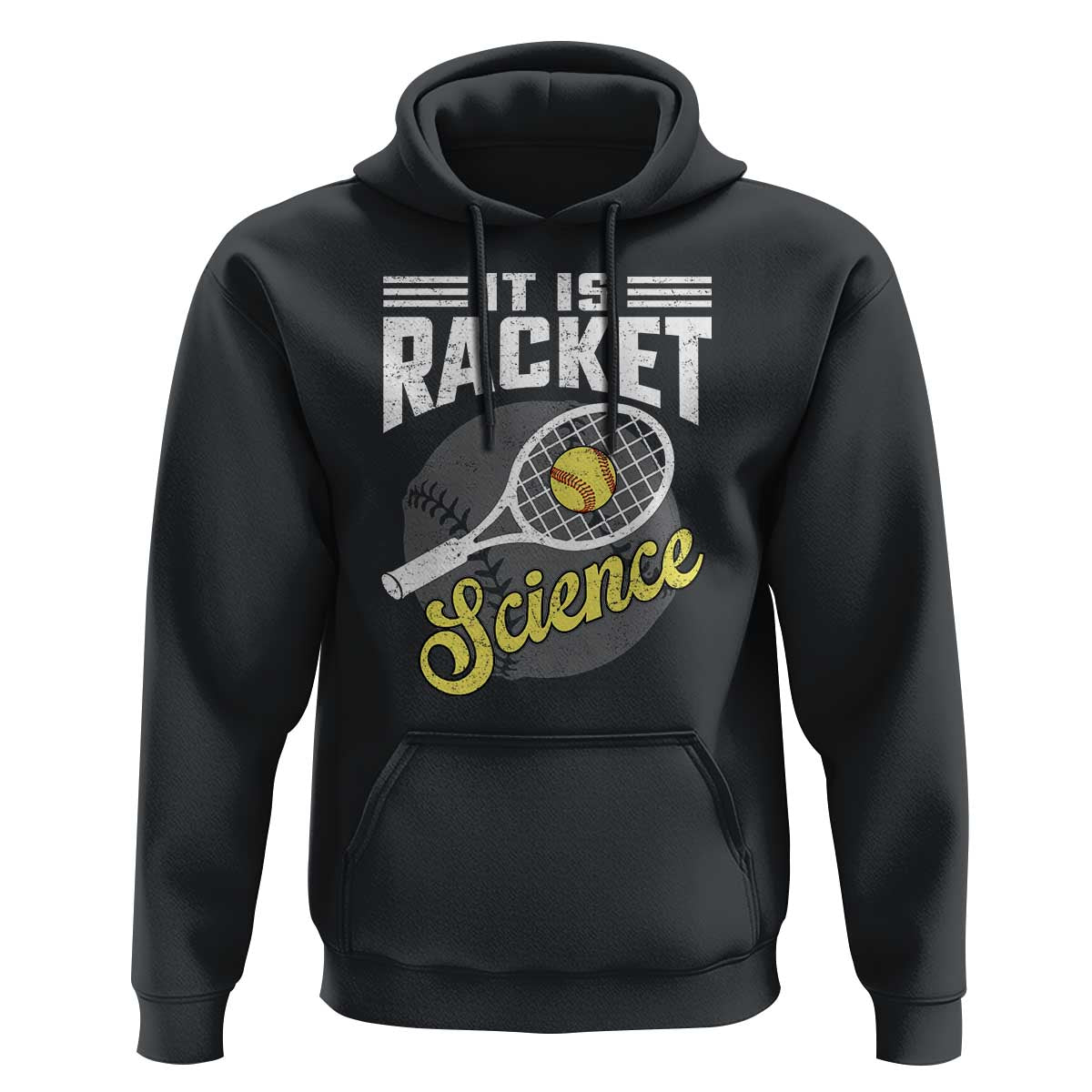 Funny Tennis Hoodie It's Racket Science - Wonder Print Shop