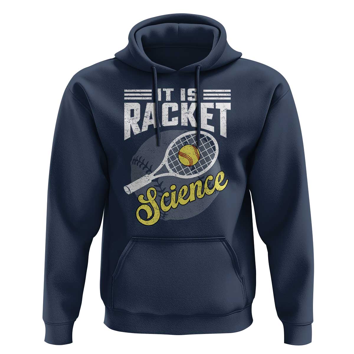 Funny Tennis Hoodie It's Racket Science - Wonder Print Shop