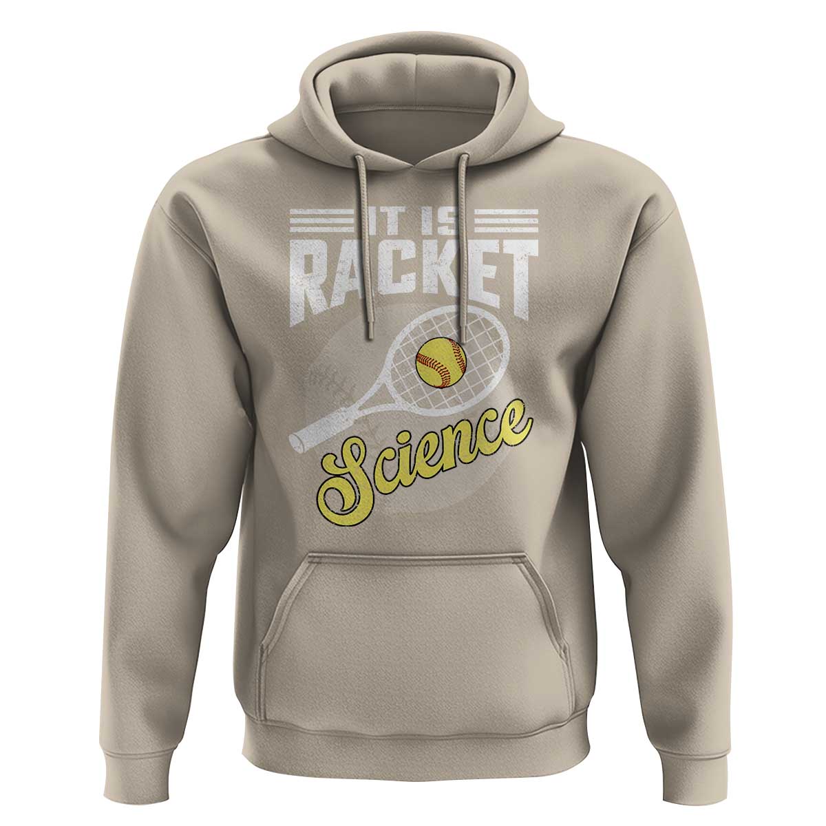 Funny Tennis Hoodie It's Racket Science - Wonder Print Shop