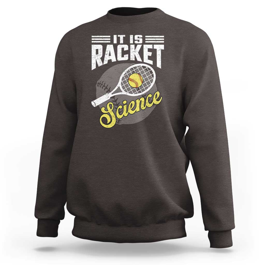 Funny Tennis Sweatshirt It's Racket Science - Wonder Print Shop