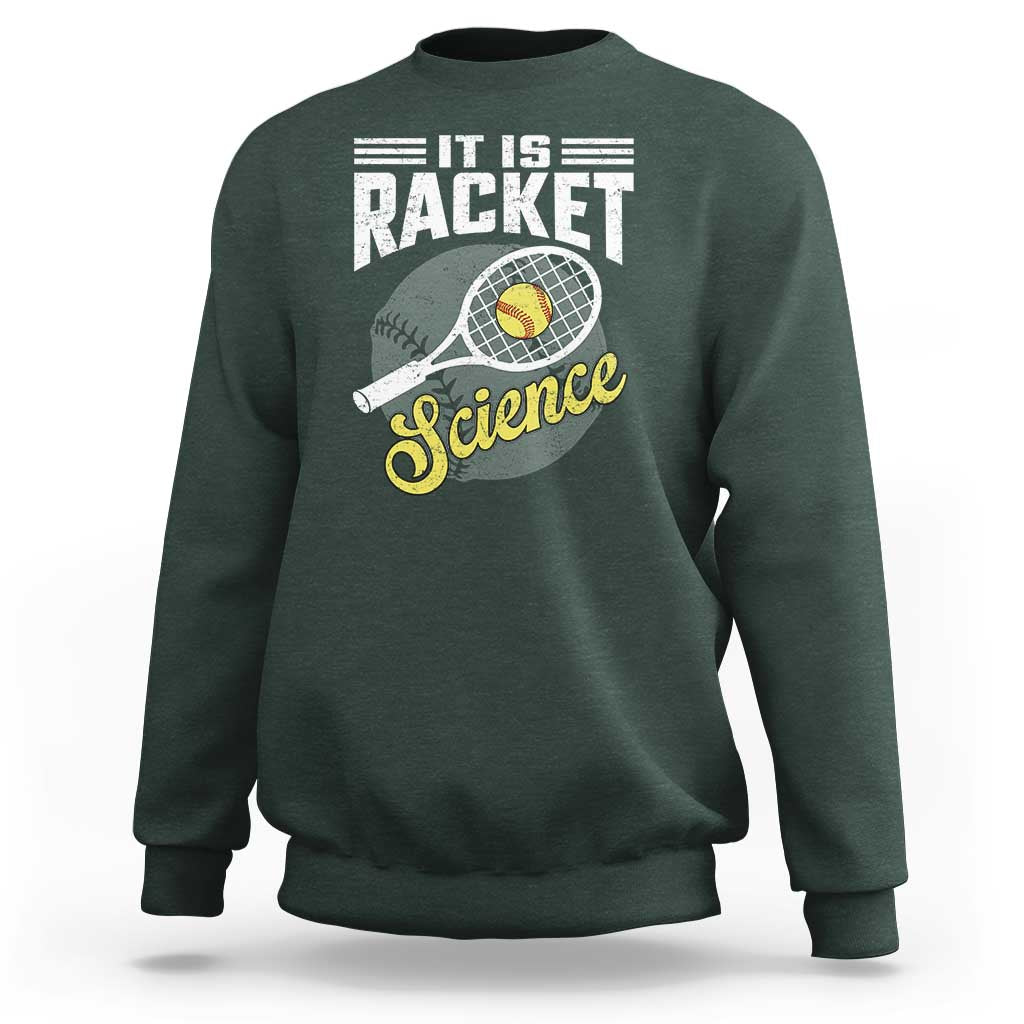 Funny Tennis Sweatshirt It's Racket Science - Wonder Print Shop