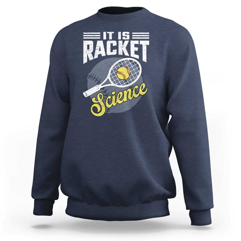 Funny Tennis Sweatshirt It's Racket Science - Wonder Print Shop