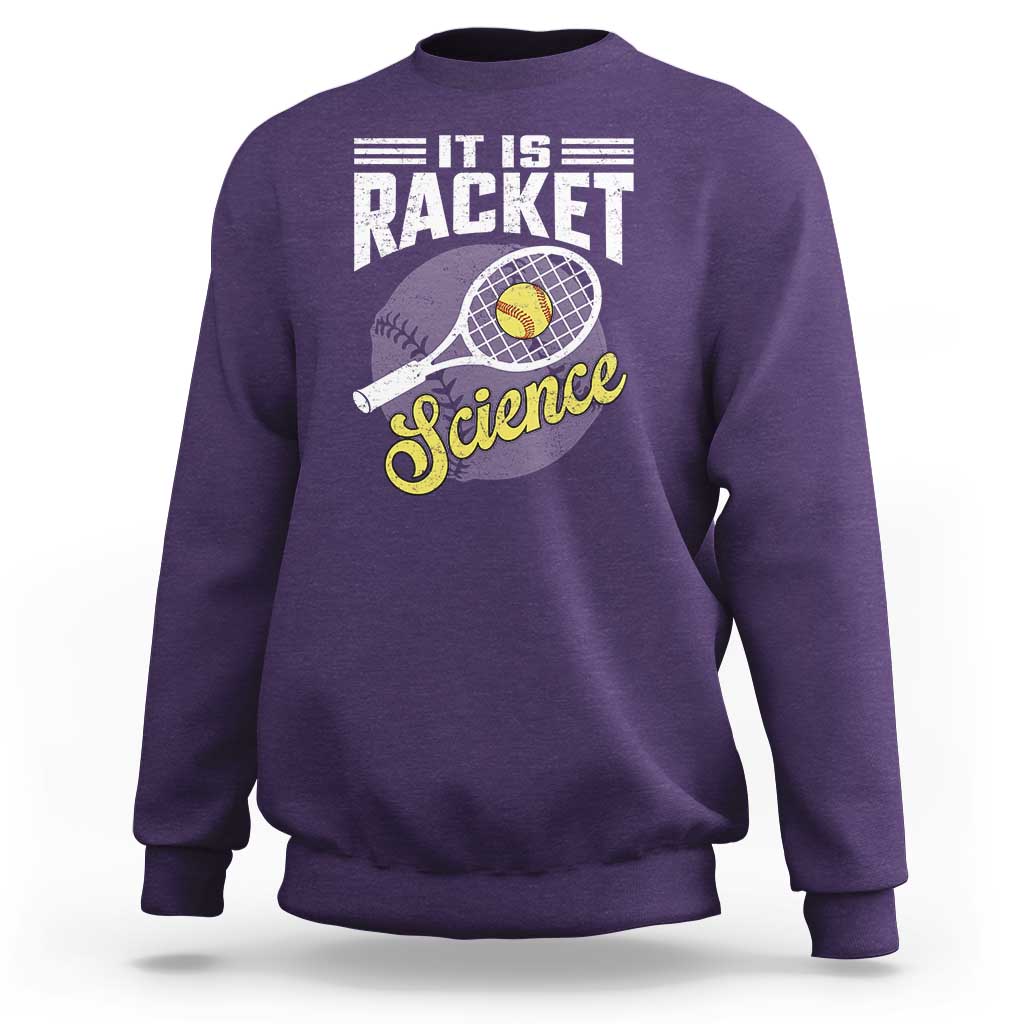 Funny Tennis Sweatshirt It's Racket Science - Wonder Print Shop
