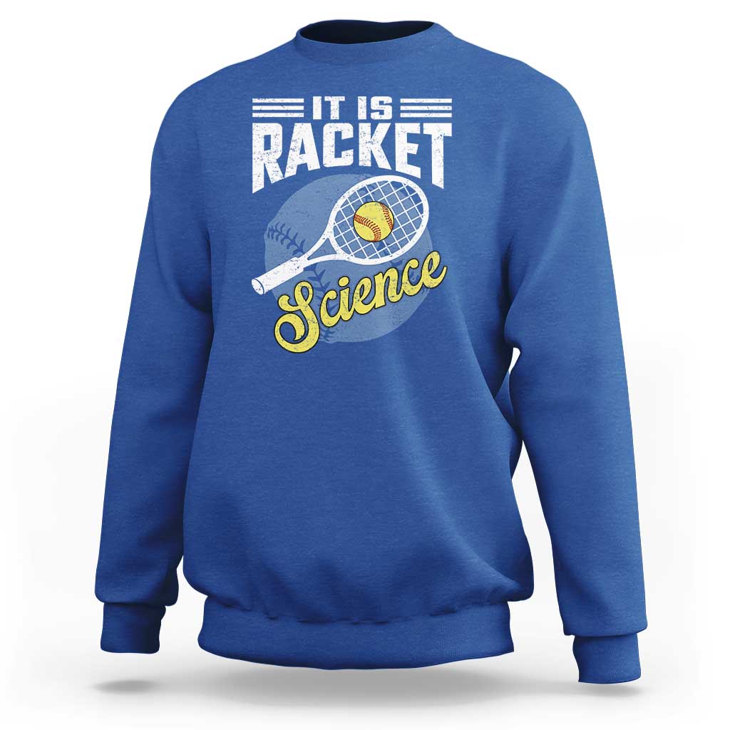 Funny Tennis Sweatshirt It's Racket Science - Wonder Print Shop