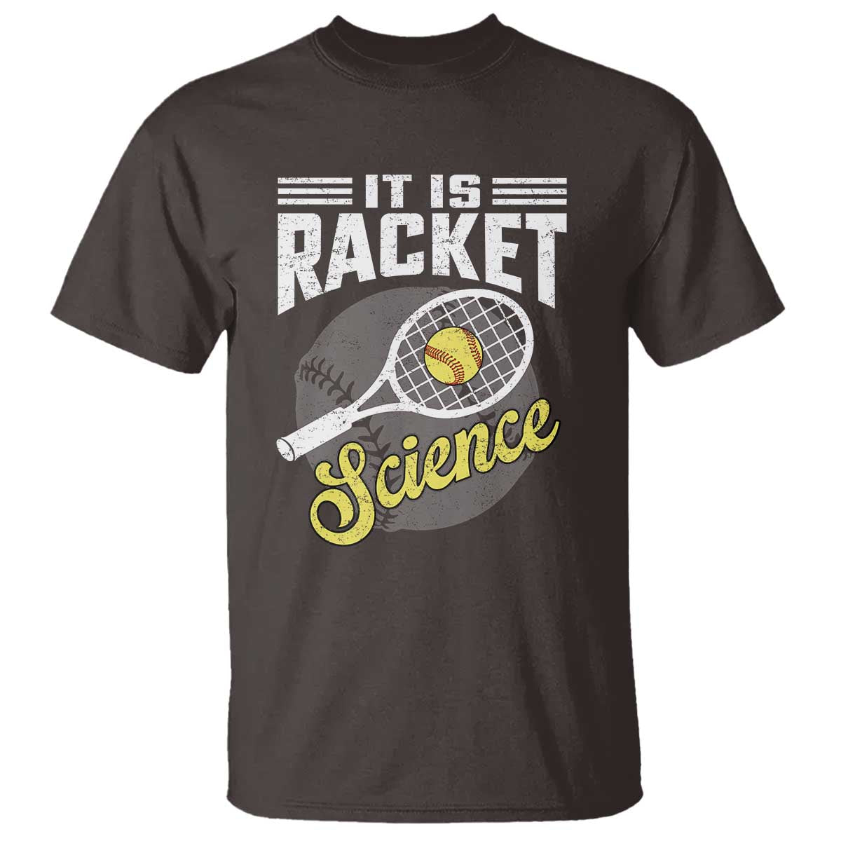 Funny Tennis T Shirt It's Racket Science - Wonder Print Shop