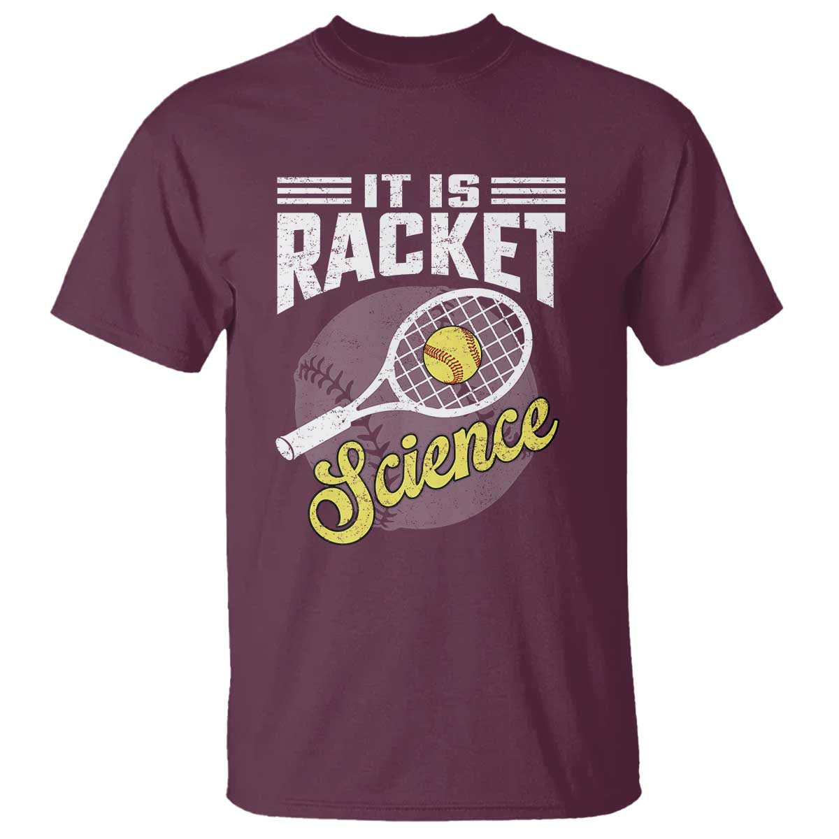 Funny Tennis T Shirt It's Racket Science - Wonder Print Shop