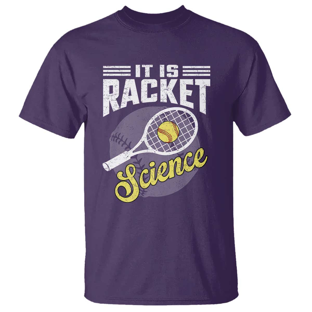 Funny Tennis T Shirt It's Racket Science - Wonder Print Shop