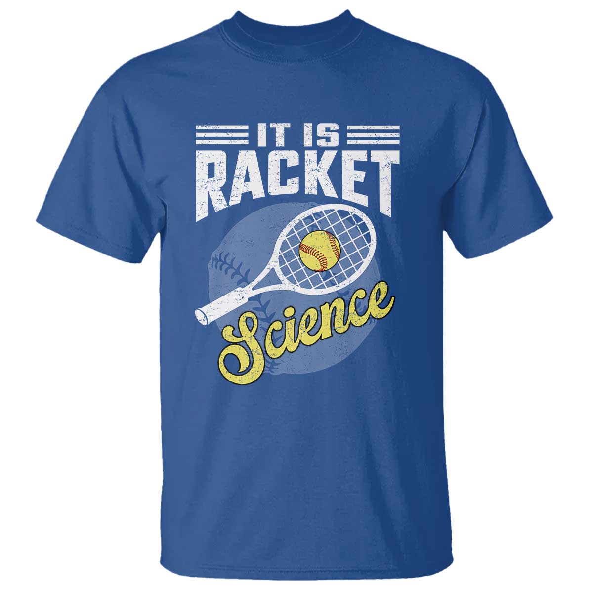 Funny Tennis T Shirt It's Racket Science - Wonder Print Shop