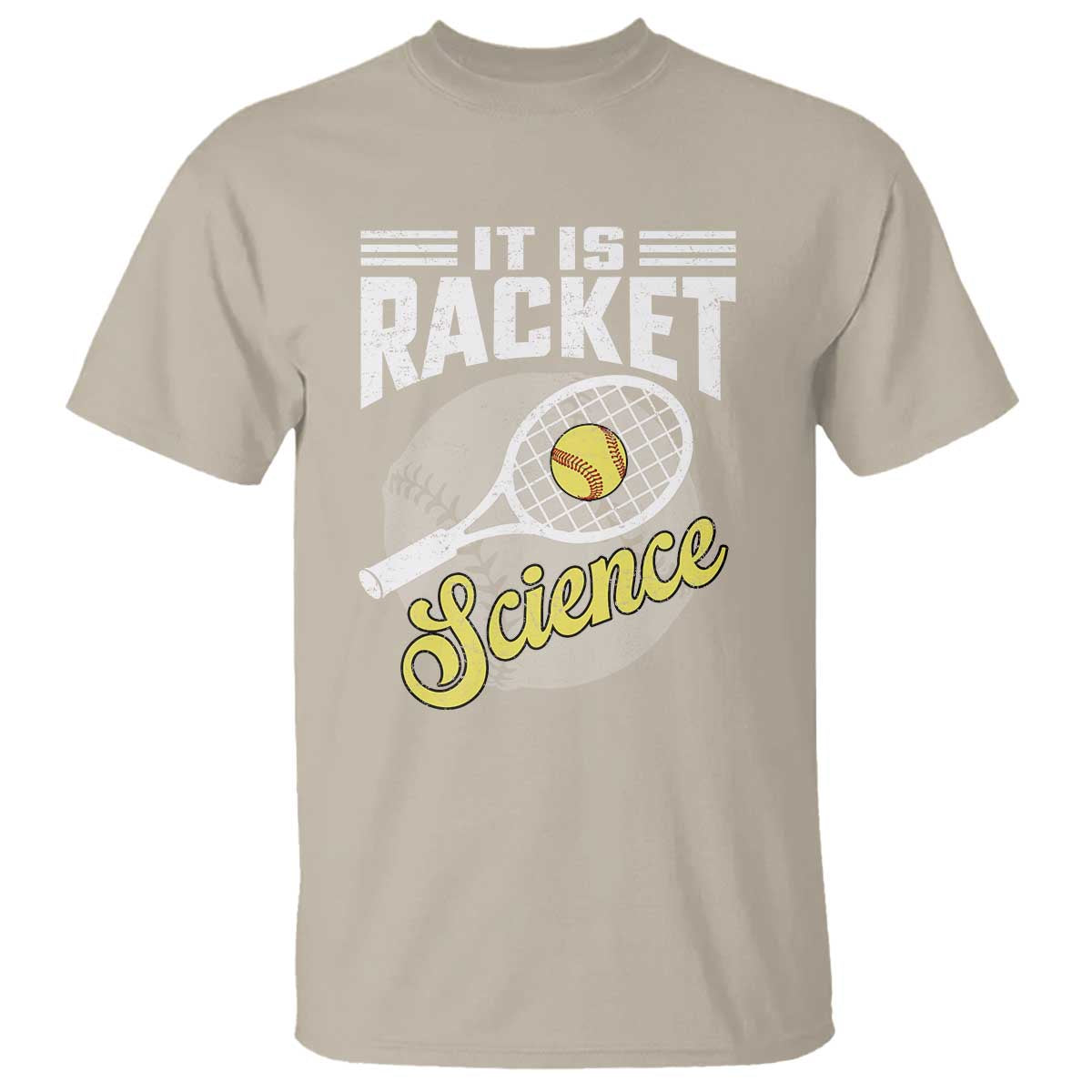 Funny Tennis T Shirt It's Racket Science - Wonder Print Shop