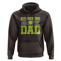 Funny Number One Tennis Dad Hoodie - Wonder Print Shop