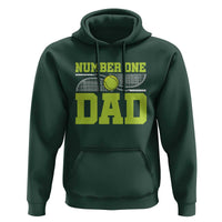 Funny Number One Tennis Dad Hoodie - Wonder Print Shop