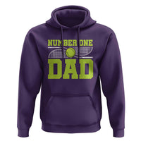 Funny Number One Tennis Dad Hoodie - Wonder Print Shop