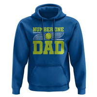 Funny Number One Tennis Dad Hoodie - Wonder Print Shop