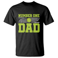 Funny Number One Tennis Dad T Shirt - Wonder Print Shop