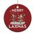 Xmas Lacrosse Christmas Ornament Merry LAXMAS Santa Reindeer Lacrosse Player - Wonder Print Shop