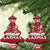 Xmas Lacrosse Christmas Ornament Merry LAXMAS Santa Reindeer Lacrosse Player - Wonder Print Shop