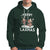 Christmas Sport Hoodie Merry LAXMAS Santa Reindeer Play Lacrosse - Wonder Print Shop