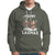 Christmas Sport Hoodie Merry LAXMAS Santa Reindeer Play Lacrosse - Wonder Print Shop