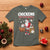 Christmas T Shirt Chickens For Everybody Santa Present Chimney - Wonder Print Shop