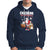 Christmas Hoodie Chickens For Everybody Santa Present Chimney - Wonder Print Shop