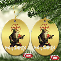 Hail Santa Sleigher Heavy Metal Christmas Ornament - Wonder Print Shop