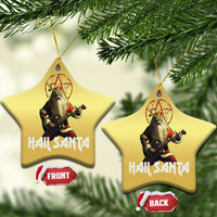Hail Santa Sleigher Heavy Metal Christmas Ornament - Wonder Print Shop