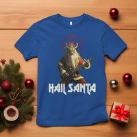Hail Santa Sleigher Heavy Metal Ugly Christmas T Shirt - Wonder Print Shop