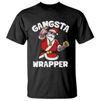 Christmas T Shirt Gangsta Wrapper Funny Santa Hip Hop - Wonder Print Shop