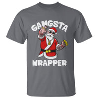 Christmas T Shirt Gangsta Wrapper Funny Santa Hip Hop - Wonder Print Shop