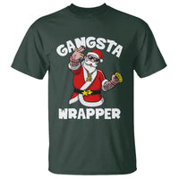 Christmas T Shirt Gangsta Wrapper Funny Santa Hip Hop - Wonder Print Shop