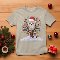 Christmas T Shirt Sugar Skull On Tree Funny Xmas - Wonder Print Shop