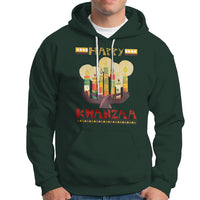 Christmas Hoodie Happy Kwanzaa African American Candles - Wonder Print Shop